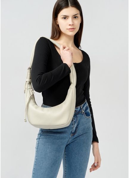 Женская сумка Sambag HOBO M серый шелк 53100030 фото