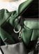 Большая женская поясная сумка бананка Sambag DynamicDart зеленая 80411007 фото 11