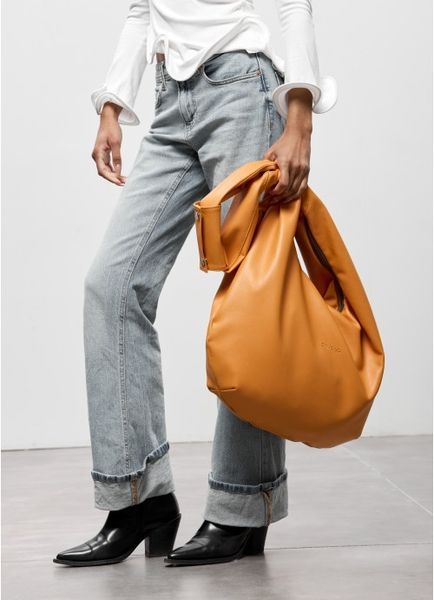 Жіноча сумка Sambag HOBO WEAVE помаранчева 53330029 фото