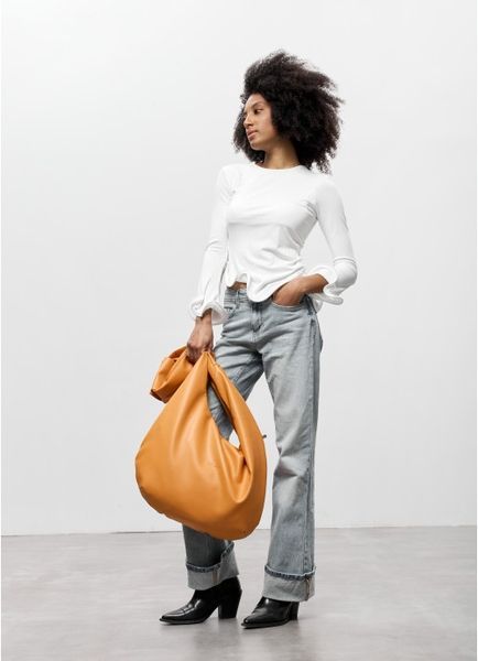 Жіноча сумка Sambag HOBO WEAVE помаранчева 53330029 фото