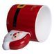 Чашка фарфоровая новогодняя Merry Christmas 400 мл Красная Yiwu FM-CS-51R FM-CS-51R фото 2
