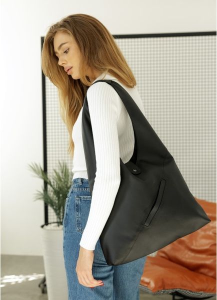 Жіноча сумка Sambag HOBO M чорна 53200001 фото