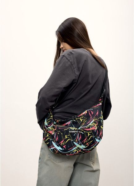 Жіноча сумка Sambag HOBO Dolly принт "ABSTRACT" 53400707 фото