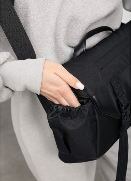 Жіноча Сумка для ноутбука Sambag чорна з перфорацією 51311301 фото