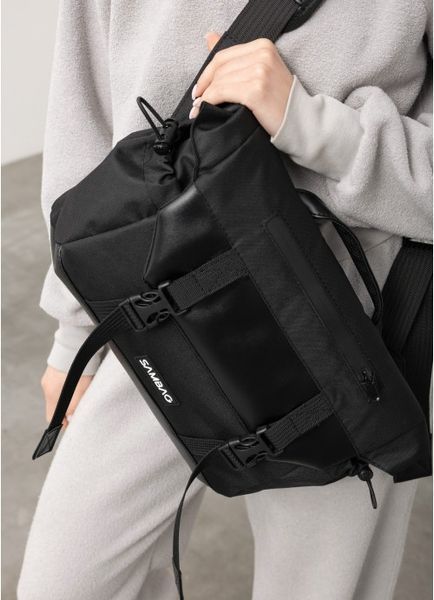 Жіноча Сумка для ноутбука Sambag чорна з перфорацією 51311301 фото
