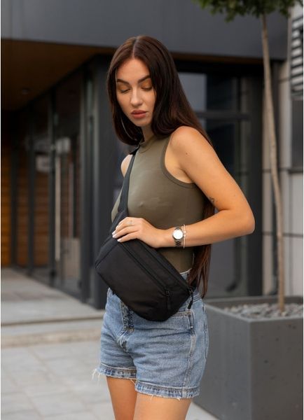 Сумка на пояс бананка Sambag Tirso Max чорная 80341065 фото