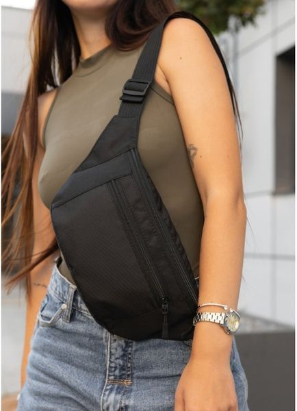 Сумка на пояс бананка Sambag Tirso Max чорная 80341065 фото