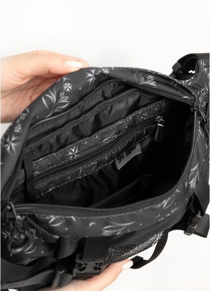 Большая мужская поясная сумка бананка Sambag DynamicDart черный принт 80411702m фото