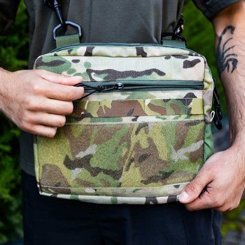 Тактическая сумка X2-BLV-V22 Multicam с системой MOLLE &mdash; через плечо X2BLV-V23-cordura фото