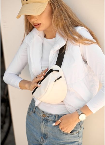 Женская сумка на пояс бананка Sambag Urban One белый 85151008 фото