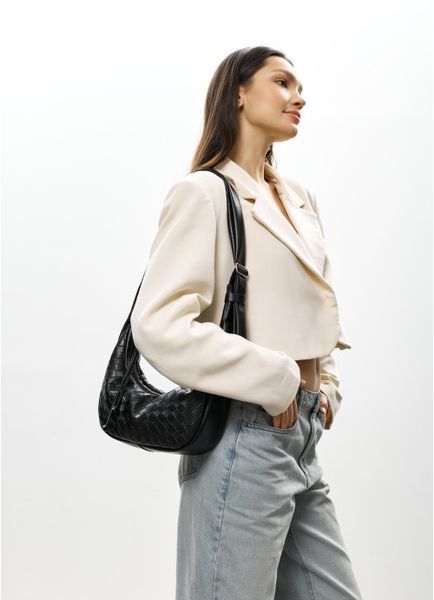 Жіноча сумка Sambag HOBO Mini чорна 53100067 фото