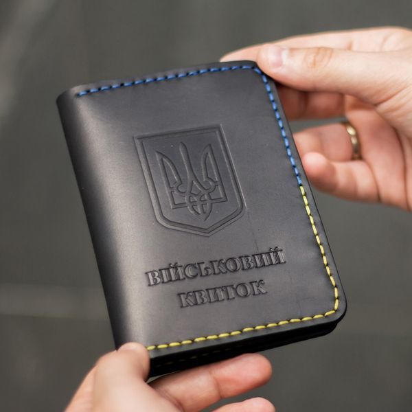 Обложка для военного билета с отделами для карт "Palianytsia" vkp529 фото