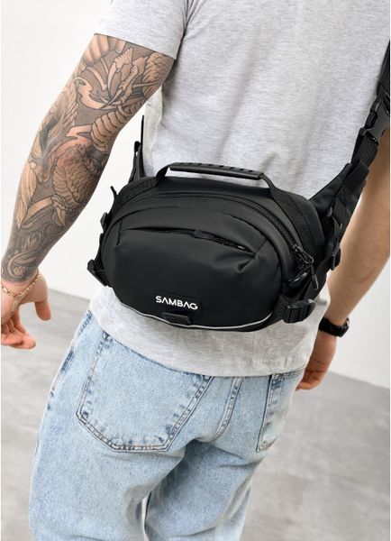Чоловіча сумка через плече бананка Sambag Flex Pro оксфорд 85451064m фото