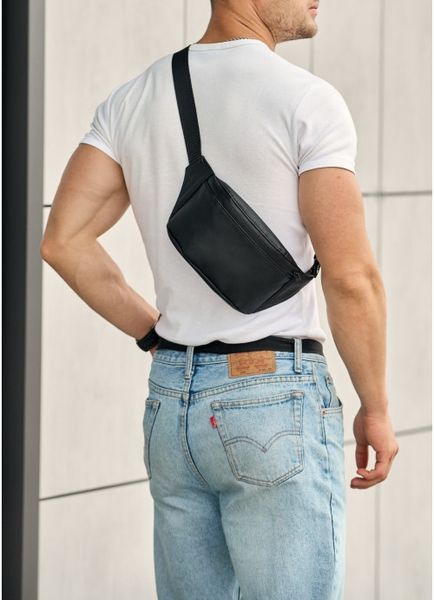 Сумка на пояс бананка Sambag Tirso Slim черная водостойкая 80119001m фото