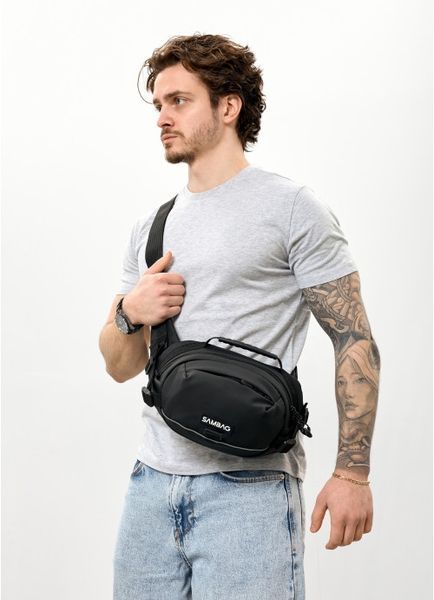 Чоловіча сумка через плече бананка Sambag Flex Pro оксфорд 85451064m фото