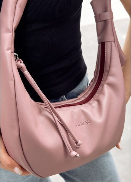 Жіноча сумка Sambag HOBO S рожева 53100106 фото
