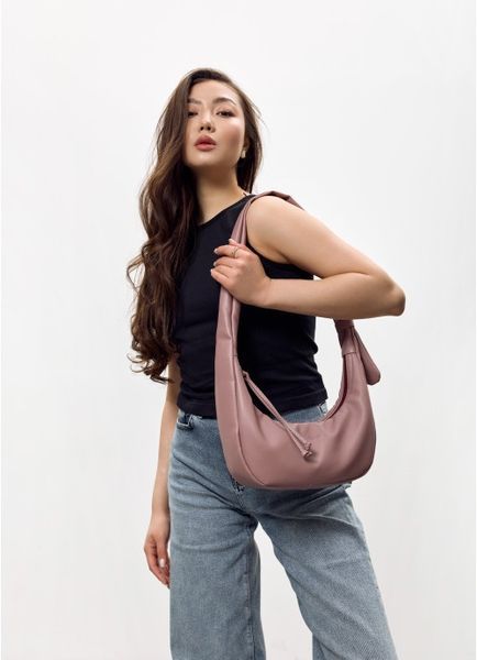 Жіноча сумка Sambag HOBO S рожева 53100106 фото