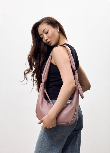 Жіноча сумка Sambag HOBO S рожева 53100106 фото