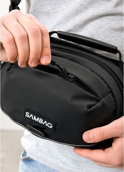 Чоловіча сумка через плече бананка Sambag Flex Pro оксфорд 85451064m фото
