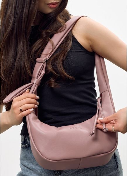 Жіноча сумка Sambag HOBO S рожева 53100106 фото