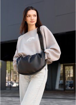 Женская сумка Sambag HOBO Dolly черная 53400001 фото