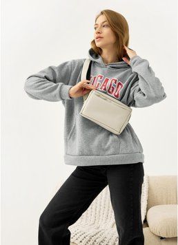 Женская сумка бананка Sambag Harvi серая 88213030 фото