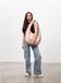 Жіноча сумка Sambag HOBO WEAVE пудра 53330066 фото 7