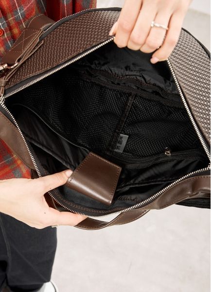 Жіноча шкіряна cумка-бананка під ноутбук Sambag Urban Laptop 51411120 фото