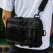 Тактична сумка X6-1 Black з системою MOLLE &mdash; через плече X64-oxford фото 3