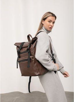 Рюкзак ролл Sambag унисекс RollTop Zard шоколадный 24238020 фото