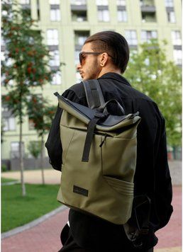 Рюкзак ролл Sambag унисекс RollTop KQN хаки 24320119m фото