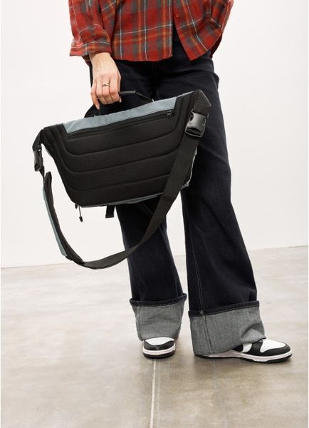 Женская сумка-бананка под ноутбук Sambag Urban Pro голубая 51411210 фото