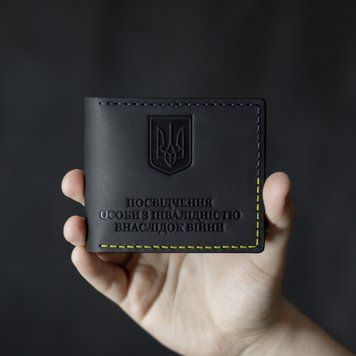 Обкладинка на посвідчення особи з інвалідністю внаслідок війни "Palianytsia" oivvp440 фото