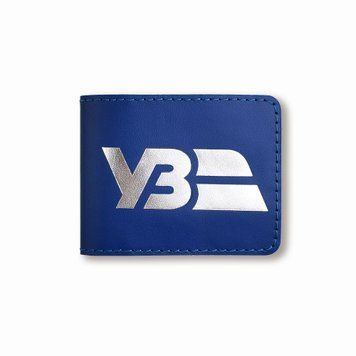 Кожаная обложка для удостоверения Укрзалізниця с логотипом (синяя, серебреное тиснение) YZL5CC фото