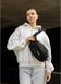 Женская сумка через плечо бананка Sambag Flex Pro черная 85451065 фото 8