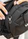 Женская сумка через плечо бананка Sambag Flex Pro черная 85451065 фото 9