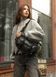 Большая женская поясная сумка бананка Sambag DynamicDart графитовая 80411009 фото 3