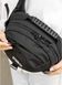 Женская сумка через плечо бананка Sambag Flex Pro черная 85451065 фото 4