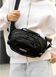 Женская сумка через плечо бананка Sambag Flex Pro черная 85451065 фото 5
