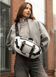 Большая женская поясная сумка бананка Sambag DynamicDart белая 80411008 фото 2