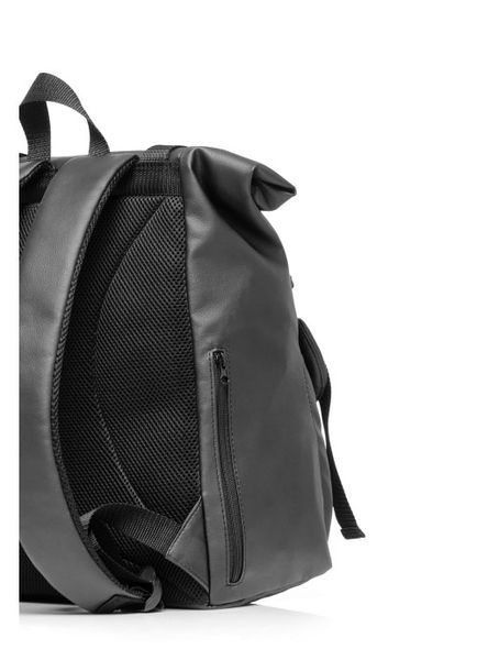 Рюкзак ролл Sambag жіночий RollTop Milton Flap чорний 24251001 фото