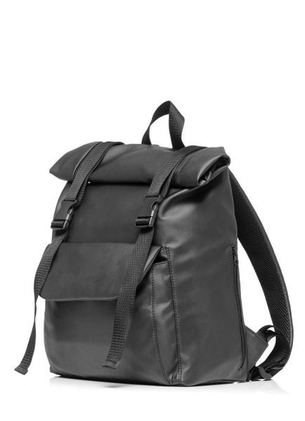 Рюкзак ролл Sambag жіночий RollTop Milton Flap чорний 24251001 фото