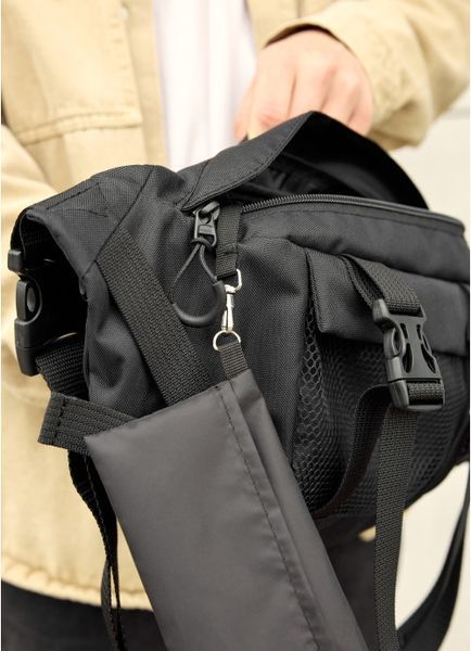 Большая мужская поясная сумка бананка Sambag DynamicDart принт "Palm" тканевая 80411065m фото