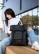 Рюкзак ролл Sambag жіночий RollTop Milton Flap чорний 24251001 фото 2