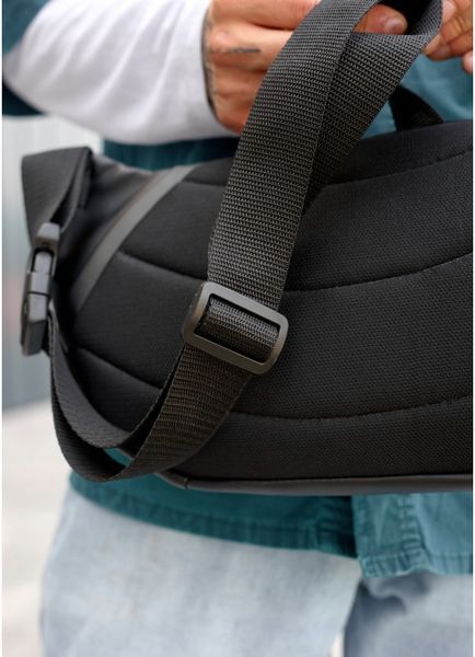 Большая черная мужская поясная сумка бананка Sambag DynamicDart 80461001m фото