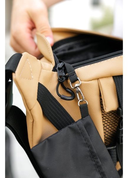 Велика чоловіча поясна сумка бананка Sambag DynamicDart беж 80411026m фото