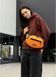 Сумка через плечо женская бананка Sambag Flex оранжевая 85351029 фото 7