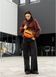 Сумка через плечо женская бананка Sambag Flex оранжевая 85351029 фото 3