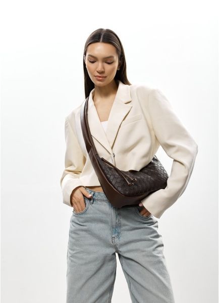 Женская сумка Sambag HOBO Mini шоколад 53100068 фото
