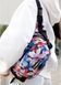 Женская сумка через плечо бананка Sambag Flex Pro принт "Flowers" 85451153 фото 10